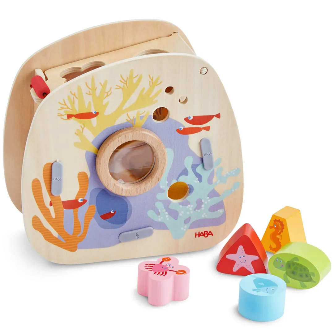HABA 12-24 Months|Wooden Toys < Underwater World Wooden Shape Sorter