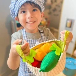 HABA 4 Years|3 Years < Vegetable Basket Soft Play Food