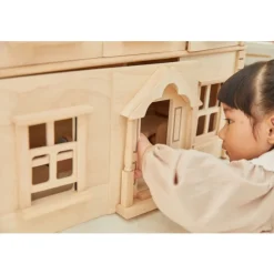 PlanToys USA Dollhouses|Wooden Toys < Victorian Wooden Dollhouse
