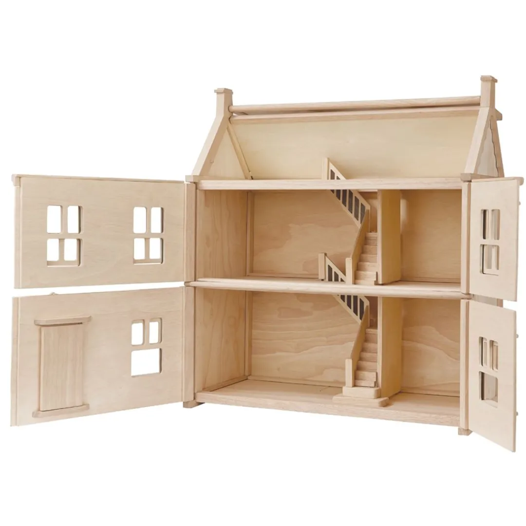 PlanToys USA Dollhouses|Wooden Toys < Victorian Wooden Dollhouse
