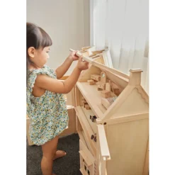 PlanToys USA Dollhouses|Wooden Toys < Victorian Wooden Dollhouse