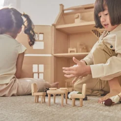 PlanToys USA 4 Years|3 Years < Victorian Wooden Dollhouse Furniture Set