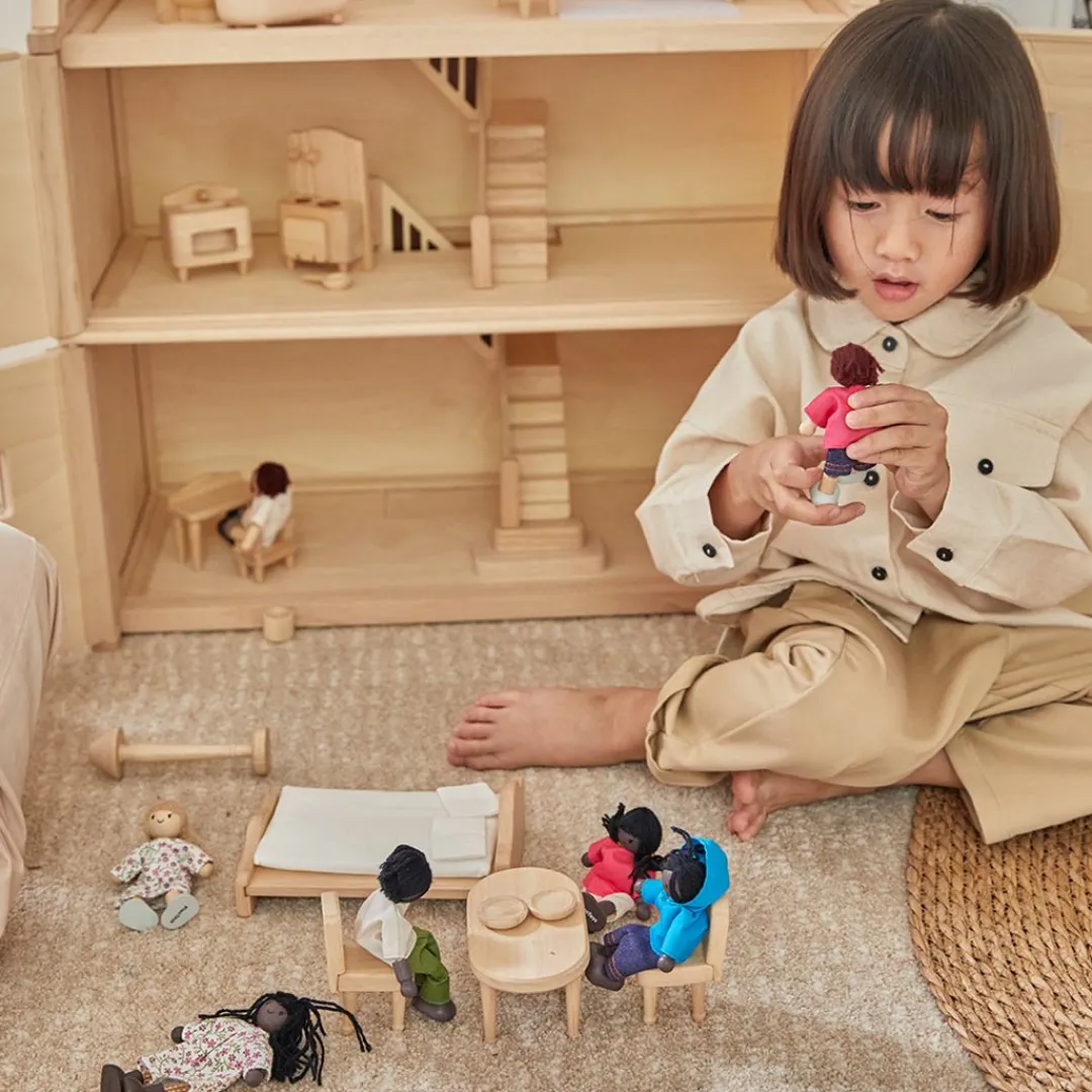 PlanToys USA 4 Years|3 Years < Victorian Wooden Dollhouse Furniture Set