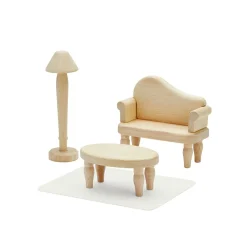 PlanToys USA 4 Years|3 Years < Victorian Wooden Dollhouse Furniture Set