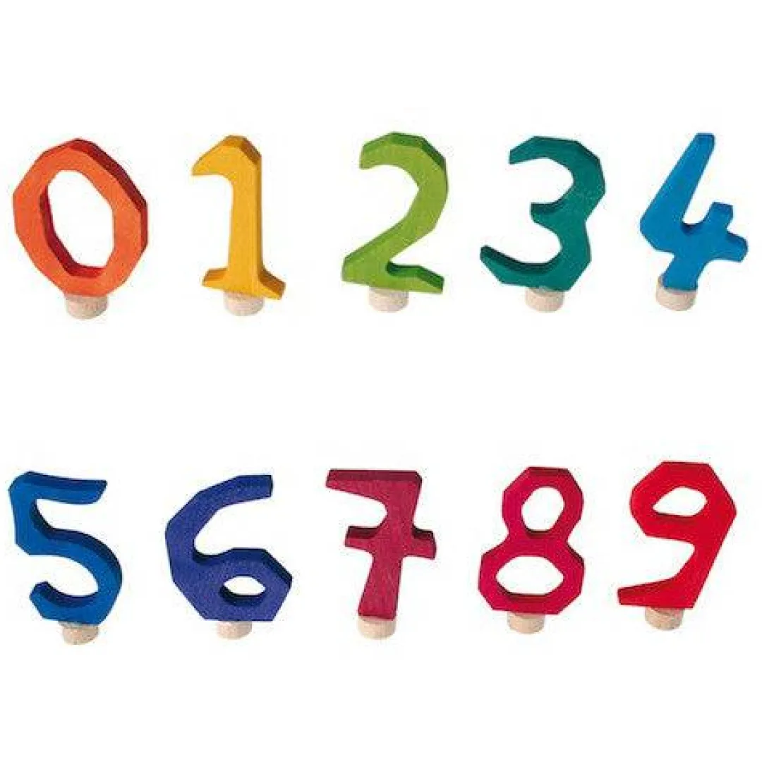 Grimm's Spiel u0026 Holz Handmade Toys|Wooden Toys < Waldorf Birthday Ring Numbers