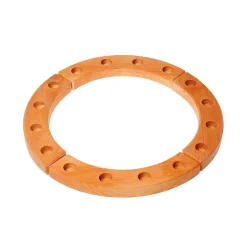 Grimm's Spiel u0026 Holz Handmade Toys|Wooden Toys < Waldorf Wooden Birthday Ring - 16 Holes