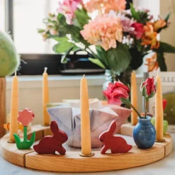 Grimm's Spiel u0026 Holz Handmade Toys|Wooden Toys < Waldorf Wooden Birthday Ring - 16 Holes
