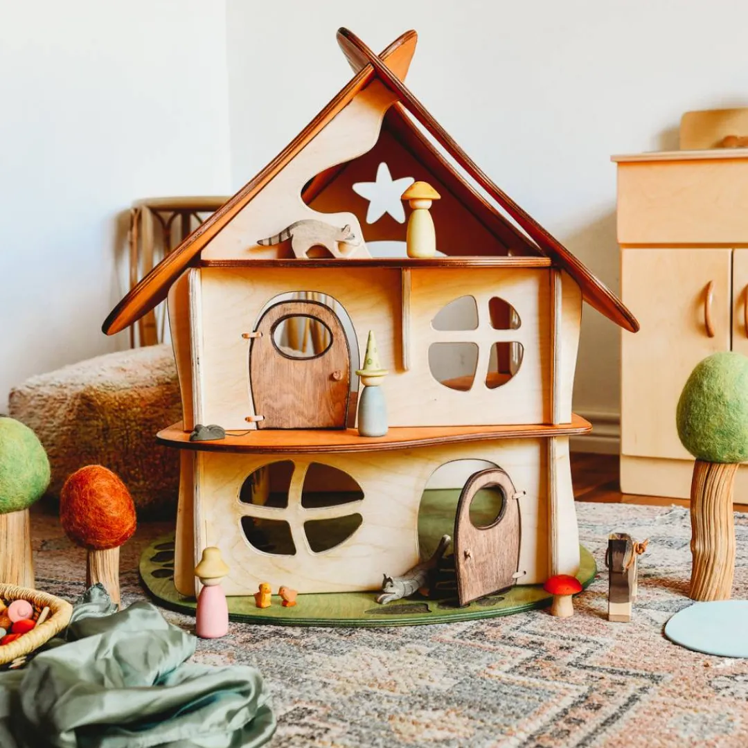 Twig Studios Dollhouses|Fairies & Gnomes < Waldorf Wooden Dollhouse by Twig Studio