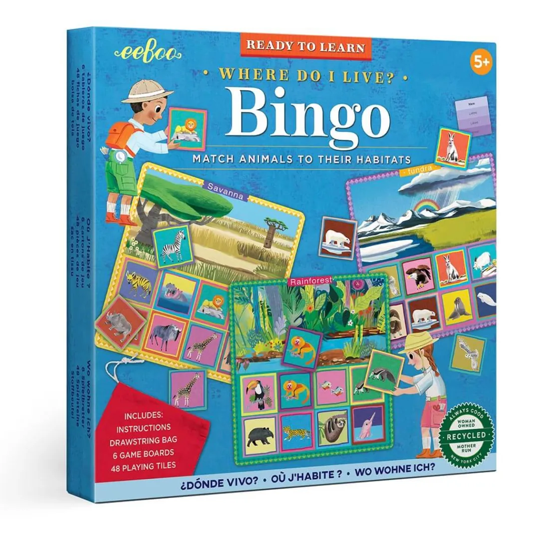 eeBoo 5 Years|Games < Where Do I Live? Bingo