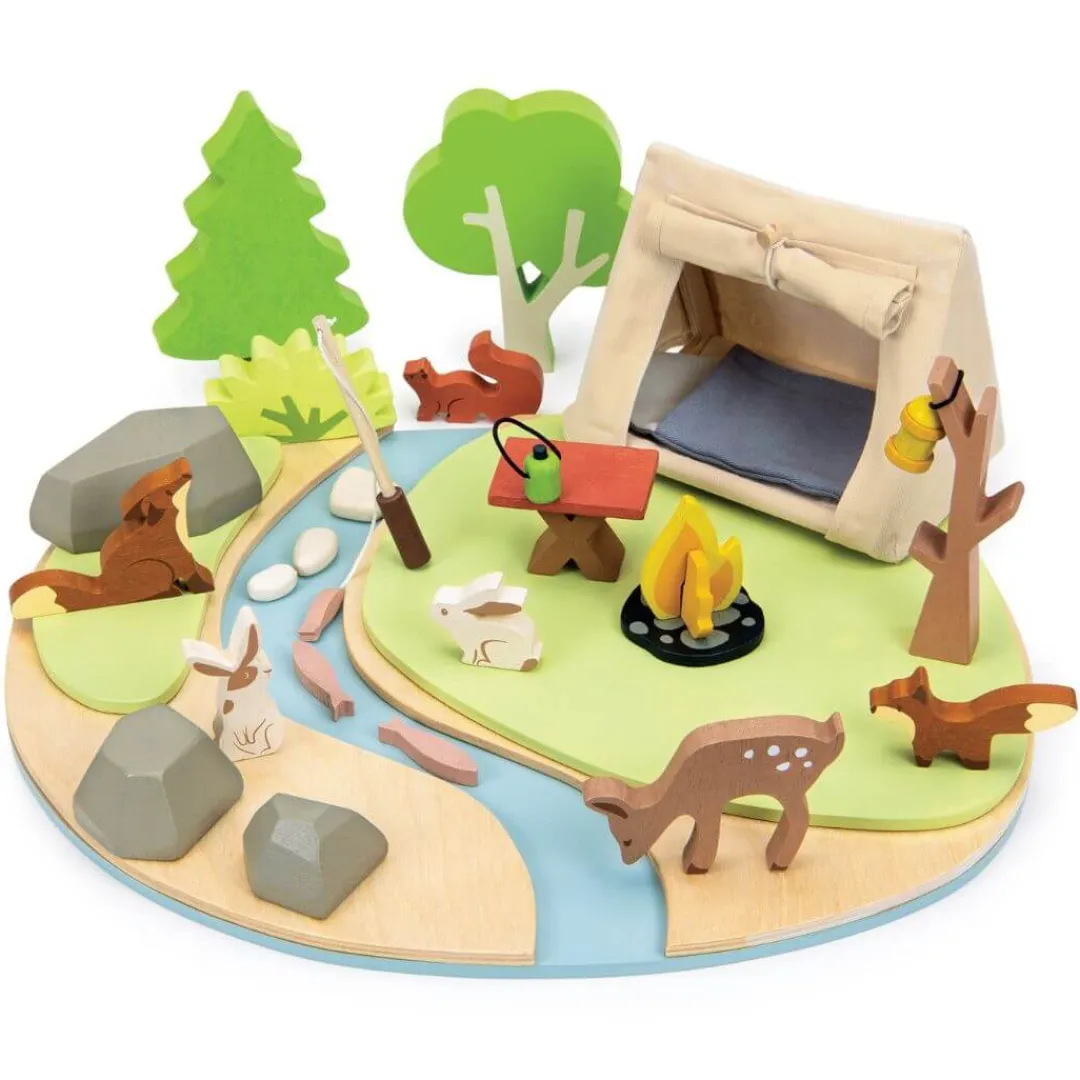 Tender Leaf Wooden Toys|4 Years < Wildlife Camping Playset