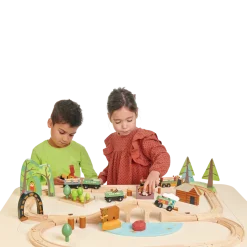 Tender Leaf Toys 4 Years|3 Years < Wild Pines Wooden Train Set