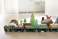 Tender Leaf Toys 4 Years|3 Years < Wild Pines Wooden Train Set