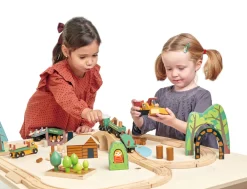 Tender Leaf Toys 4 Years|3 Years < Wild Pines Wooden Train Set