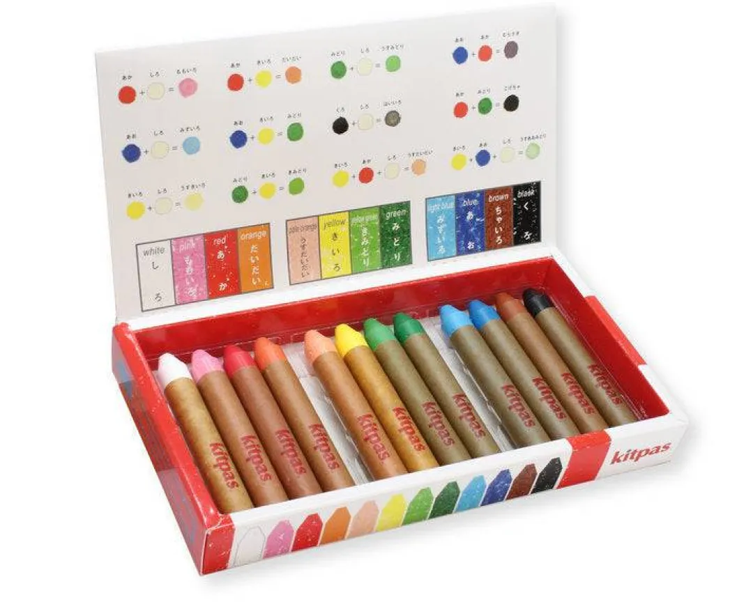 Kitpas Waldorf Birthday|4 Years < Window Crayons - 12 Sticks