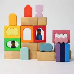 Grimm's Spiel u0026 Holz Wooden Toys|4 Years < Windows Wooden Building Set