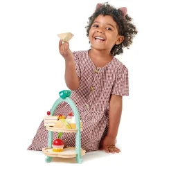 Tender Leaf Toys Wooden Toys|4 Years < Wooden Afternoon Tea Stand