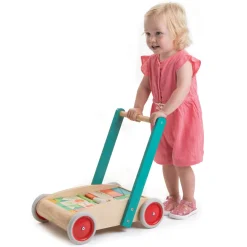 Tender Leaf 12-24 Months|Baby Walkers & Pull Toys < Wooden Baby Walker and Garden Blocks Set