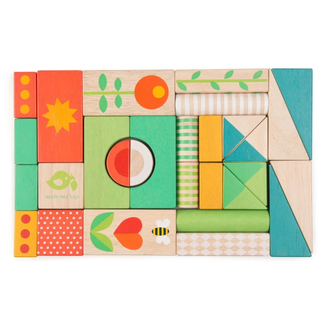 Tender Leaf 12-24 Months|Baby Walkers & Pull Toys < Wooden Baby Walker and Garden Blocks Set