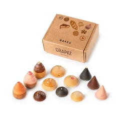Grapat Wooden Toys|4 Years < Wooden Bakes Play Set