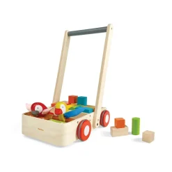 PlanToys USA 12-24 Months|Baby Walkers & Pull Toys < Wooden Bird Walker Wagon