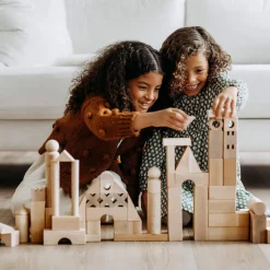 HABA Wooden Toys|4 Years < Wooden Building Blocks - Extra Large Set