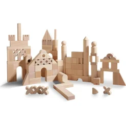 HABA Wooden Toys|4 Years < Wooden Building Blocks - Extra Large Set