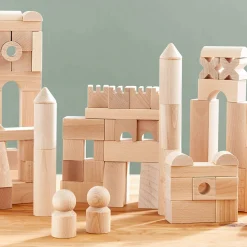 HABA Wooden Toys|4 Years < Wooden Building Blocks - Extra Large Set