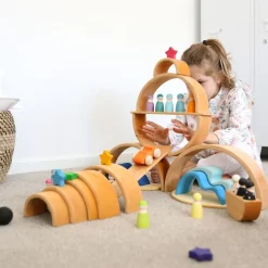 Grimm's Spiel u0026 Holz Marble & Ball Runs|Wooden Toys < Wooden Building Boards