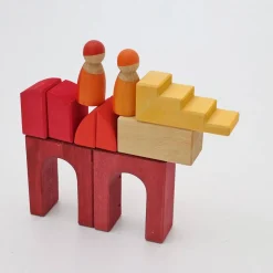 Grimm's Spiel u0026 Holz Wooden Toys|4 Years < Wooden Building World Desert Sand Set