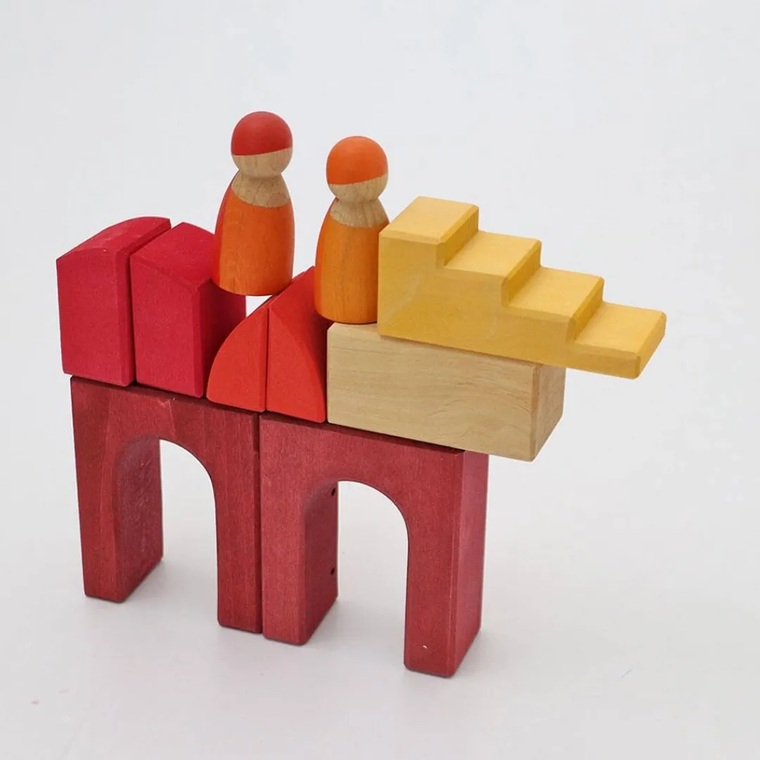 Grimm's Spiel u0026 Holz Wooden Toys|4 Years < Wooden Building World Desert Sand Set