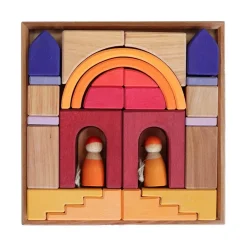 Grimm's Spiel u0026 Holz Wooden Toys|4 Years < Wooden Building World Desert Sand Set