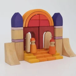 Grimm's Spiel u0026 Holz Wooden Toys|4 Years < Wooden Building World Desert Sand Set