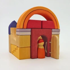 Grimm's Spiel u0026 Holz Wooden Toys|4 Years < Wooden Building World Desert Sand Set