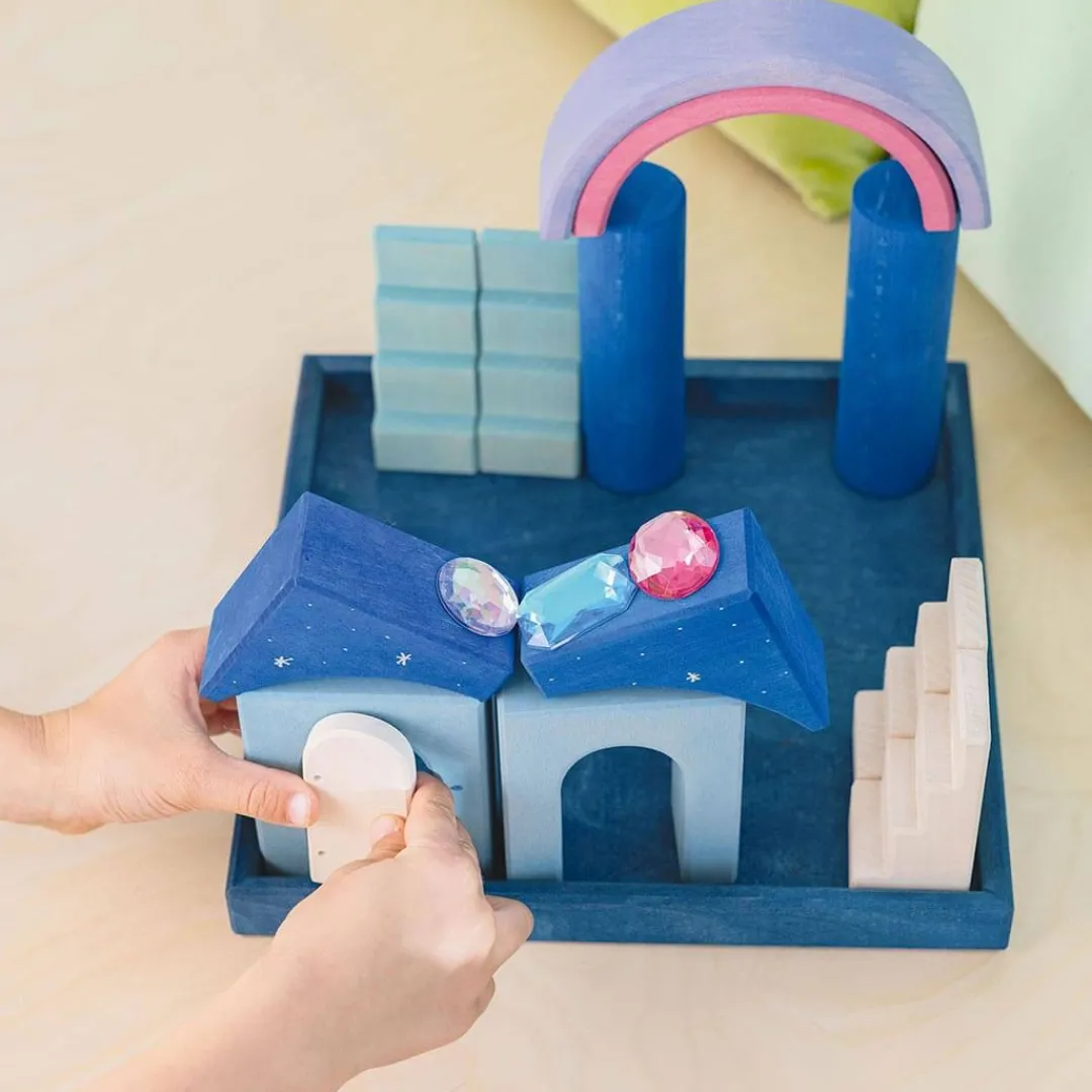 Grimm's Spiel u0026 Holz Wooden Toys|4 Years < Wooden Building World Polar Light Set