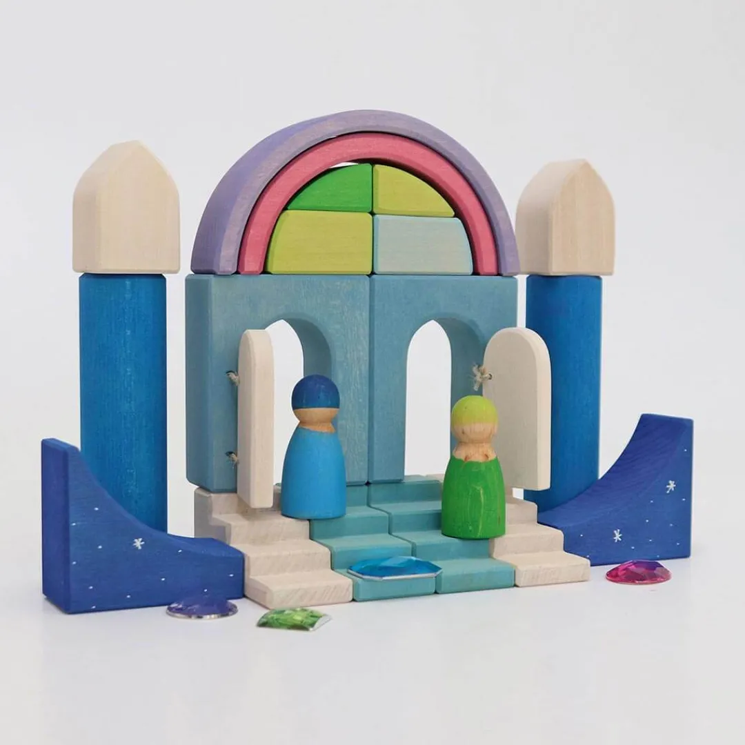 Grimm's Spiel u0026 Holz Wooden Toys|4 Years < Wooden Building World Polar Light Set