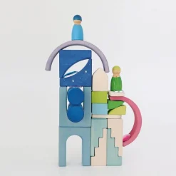 Grimm's Spiel u0026 Holz Wooden Toys|4 Years < Wooden Building World Polar Light Set