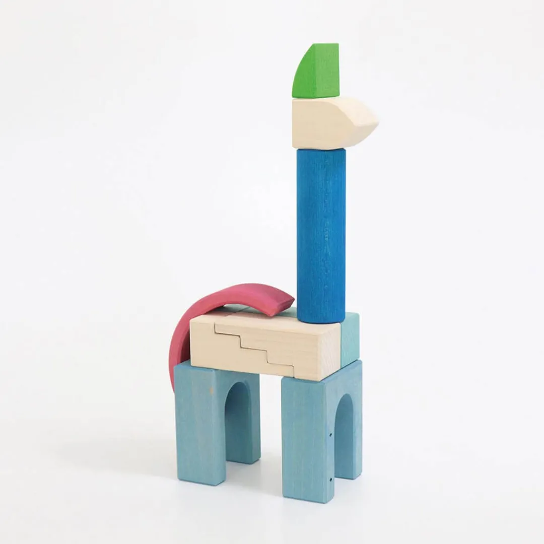 Grimm's Spiel u0026 Holz Wooden Toys|4 Years < Wooden Building World Polar Light Set