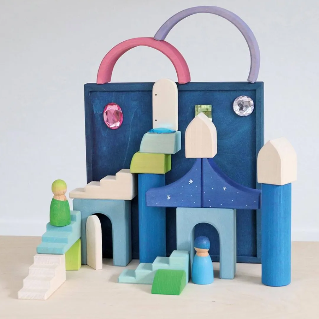 Grimm's Spiel u0026 Holz Wooden Toys|4 Years < Wooden Building World Polar Light Set