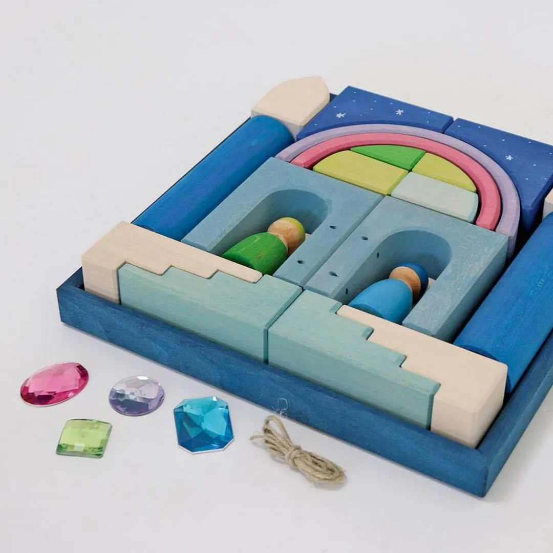 Grimm's Spiel u0026 Holz Wooden Toys|4 Years < Wooden Building World Polar Light Set