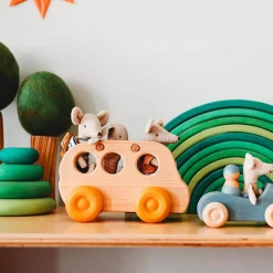 Grimm's Spiel u0026 Holz 4 Years|3 Years < Wooden Bus