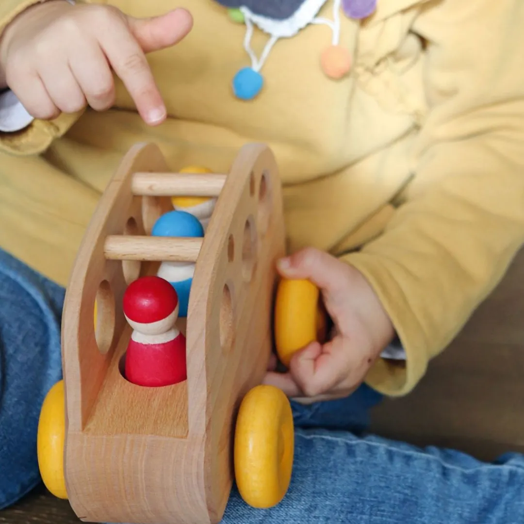 Grimm's Spiel u0026 Holz 4 Years|3 Years < Wooden Bus