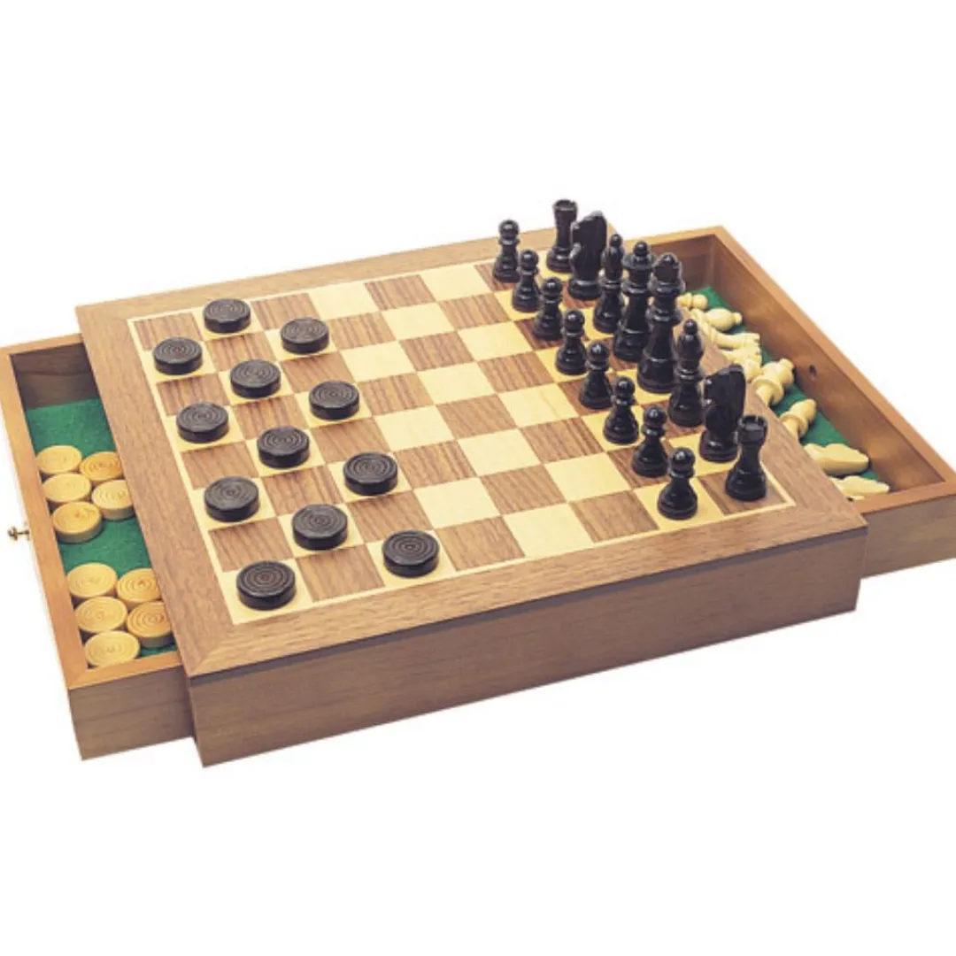 House of Marbles Wooden Toys|Games < Wooden Chess and Checkers Set