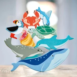 Tender Leaf Wooden Toys|4 Years < Wooden Coastal Animal Figures and Display Case