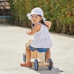 PlanToys USA 12-24 Months|Wooden Toys < Wooden Delivery Bike - Orchard