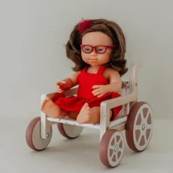Miniland Dolls|4 Years < Wooden Doll Wheelchair