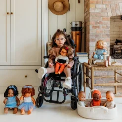 Miniland Dolls|4 Years < Wooden Doll Wheelchair