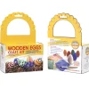 Natural Earth Paint Wooden Toys|2 Years < Wooden Egg-Painting Craft Kit