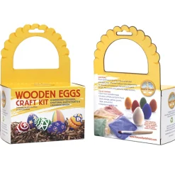 Natural Earth Paint Wooden Toys|2 Years < Wooden Egg-Painting Craft Kit