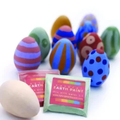 Natural Earth Paint Wooden Toys|2 Years < Wooden Egg-Painting Craft Kit