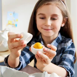 HABA Wooden Toys|4 Years < Wooden Eggs Play Food Set